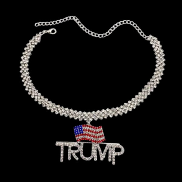 Trump American Flag Necklace