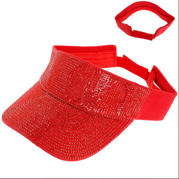 Red White and Blue Crystal Visors